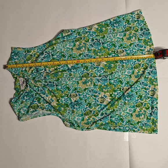 Never Worn Amour Vert Victoria Viscose Top in Naples Floral, size XL - Picture 6 of 11